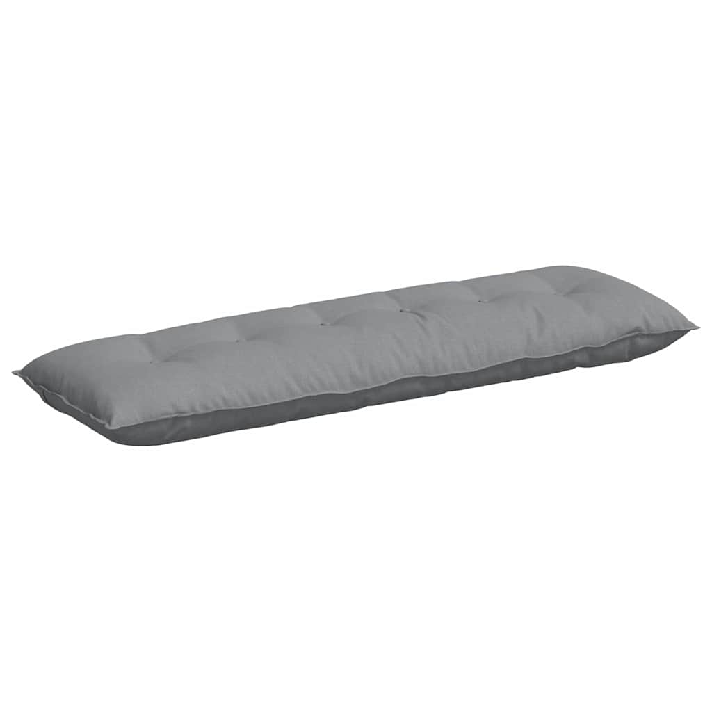 Cuscino schienale Vidaxx in tessuto grigio chiaro 160 x 19 x 50 cm