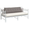 Vidaxl rugkussen taupe 160 x 19 x 50 cm stof