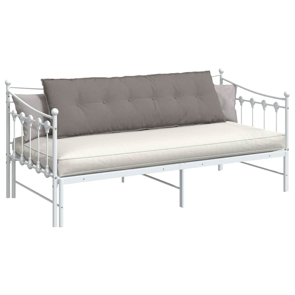Vidaxl rugkussen taupe 160 x 19 x 50 cm stof
