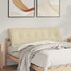 Vidaxl rugkussen crème 160 x 19 x 50 cm stof