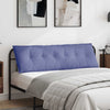 Vidaxl rugkussen jeans blauw 160 x 19 x 50 cm stof