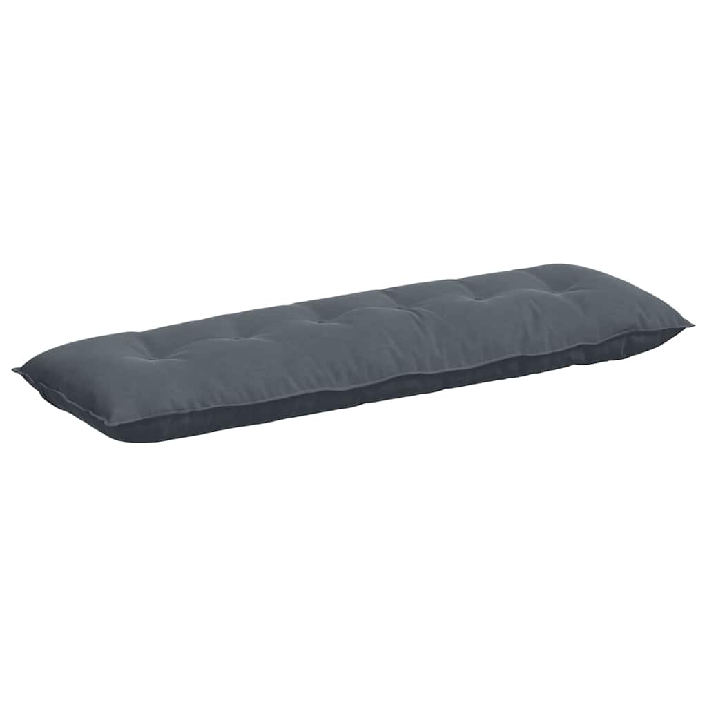 Cuscino schienale Vidaxx tessuto a corde grigio scuro 160 x 50 cm