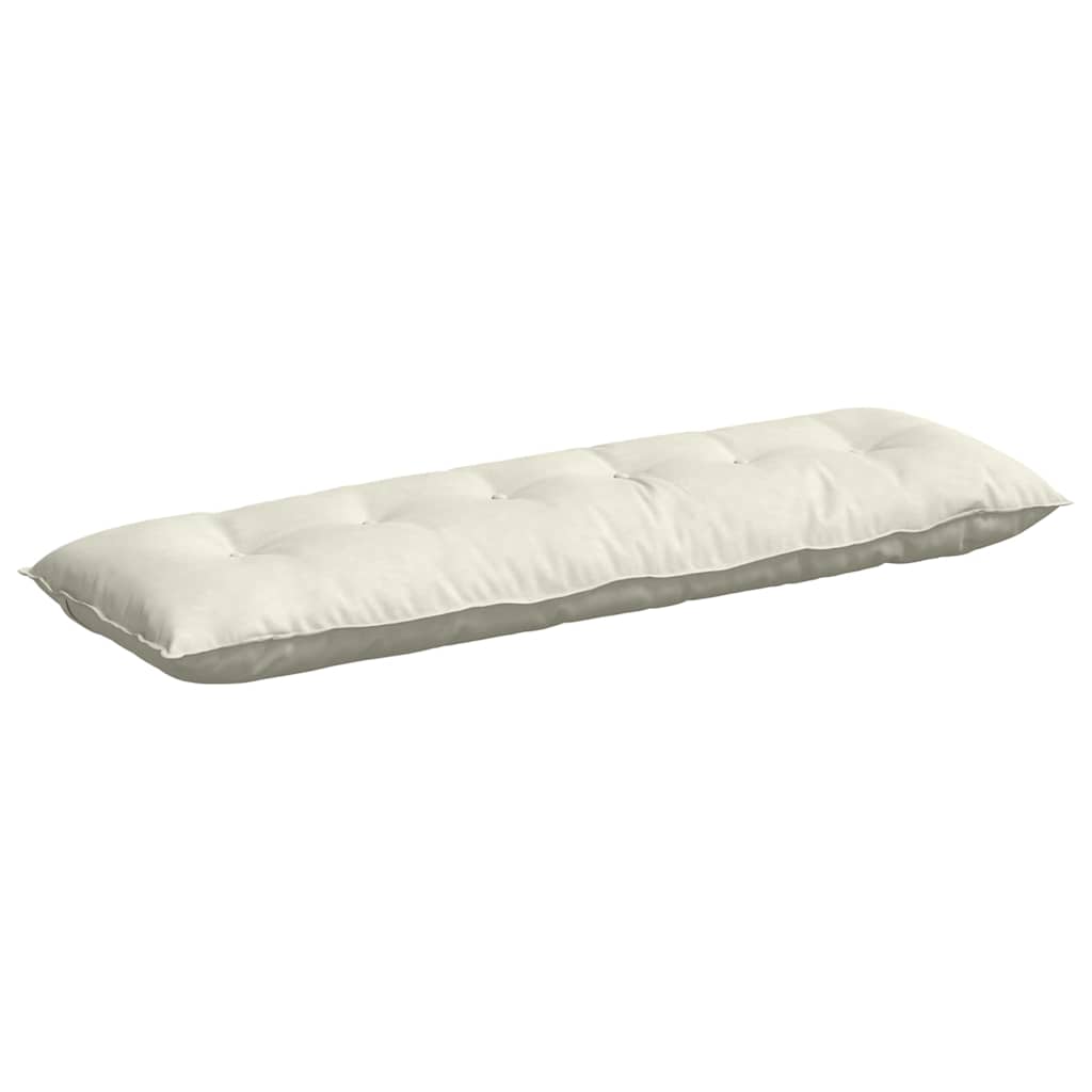 Vidaxx cojín de respaldo crema 160 x 50 cm tela de pana