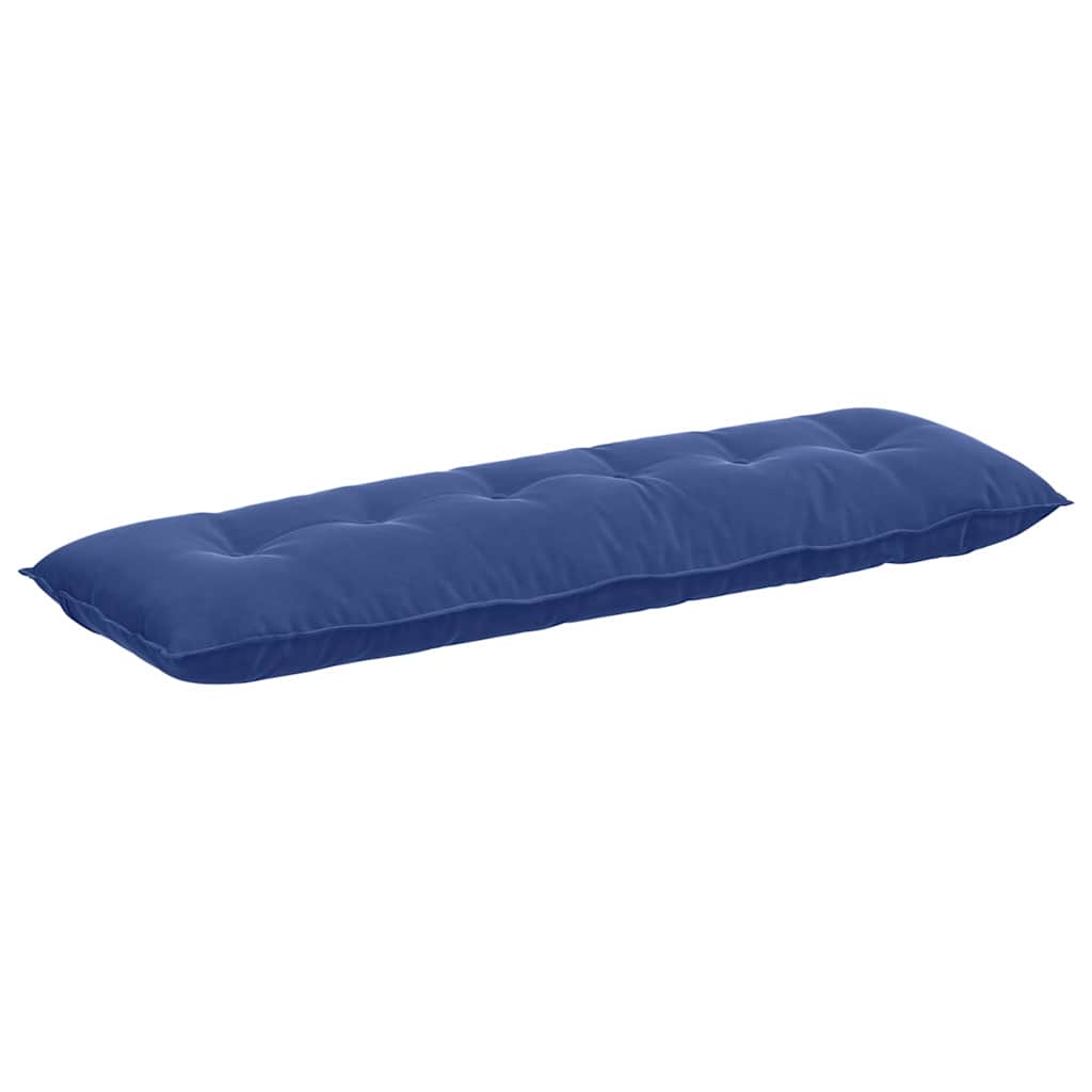 Cuscino per schienale Vidaxx blu polizia 160 x 50 cm in tessuto a coste