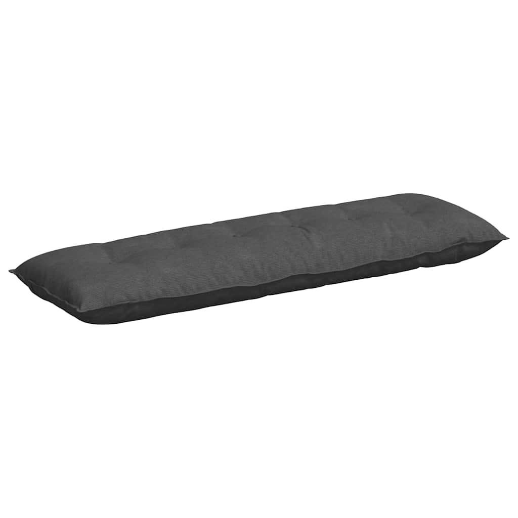 Cuscino schienale Vidaxx tessuto a corde grigio scuro 160 x 50 cm