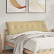 Vidaxl rugkussen grijs groen 160 x 50 cm cordstof