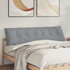 Cuscino schienale Vidaxx in tessuto grigio chiaro 180 x 19 x 50 cm