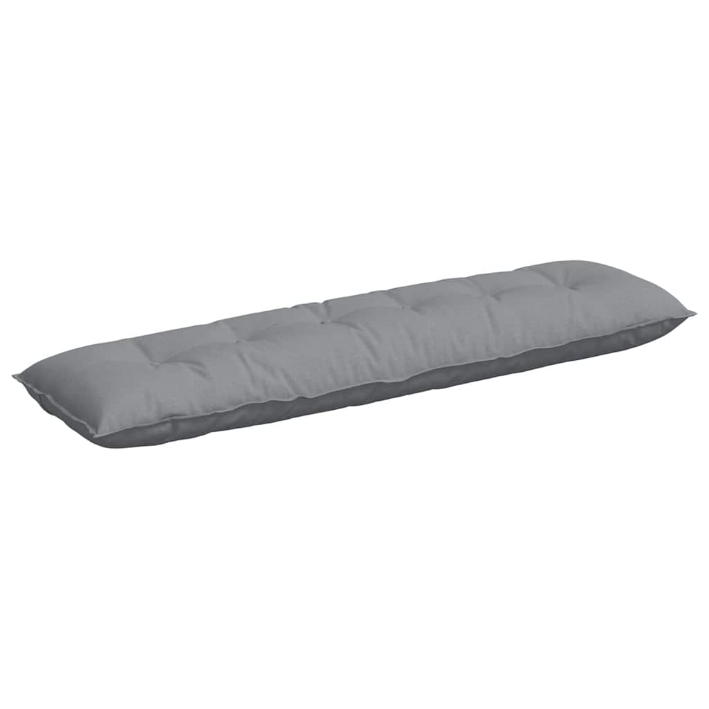 Cuscino schienale Vidaxx in tessuto grigio chiaro 180 x 19 x 50 cm