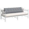 Cuscino schienale Vidaxx in tessuto grigio chiaro 180 x 19 x 50 cm
