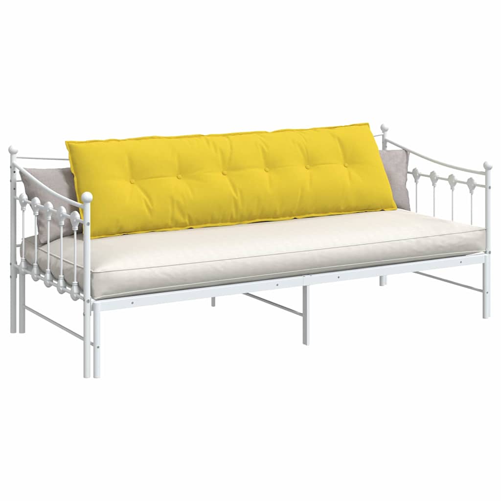Cuscino schienale Vidaxx in tessuto giallo chiaro 180 x 19 x 50 cm