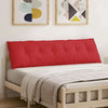 Vidaxx cojín de respaldo rojo 180 x 19 x 50 cm tela