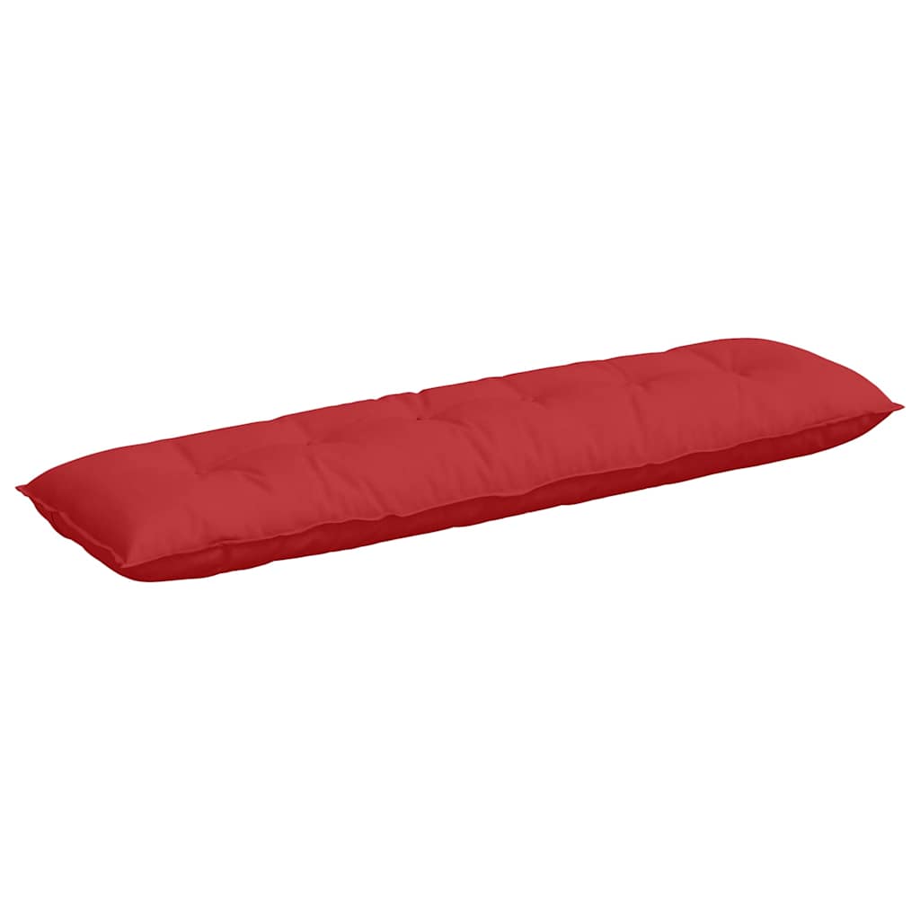Vidaxl rugkussen rood 180 x 19 x 50 cm stof