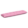 Vidaxl rugkussen roze 180 x 19 x 50 cm stof