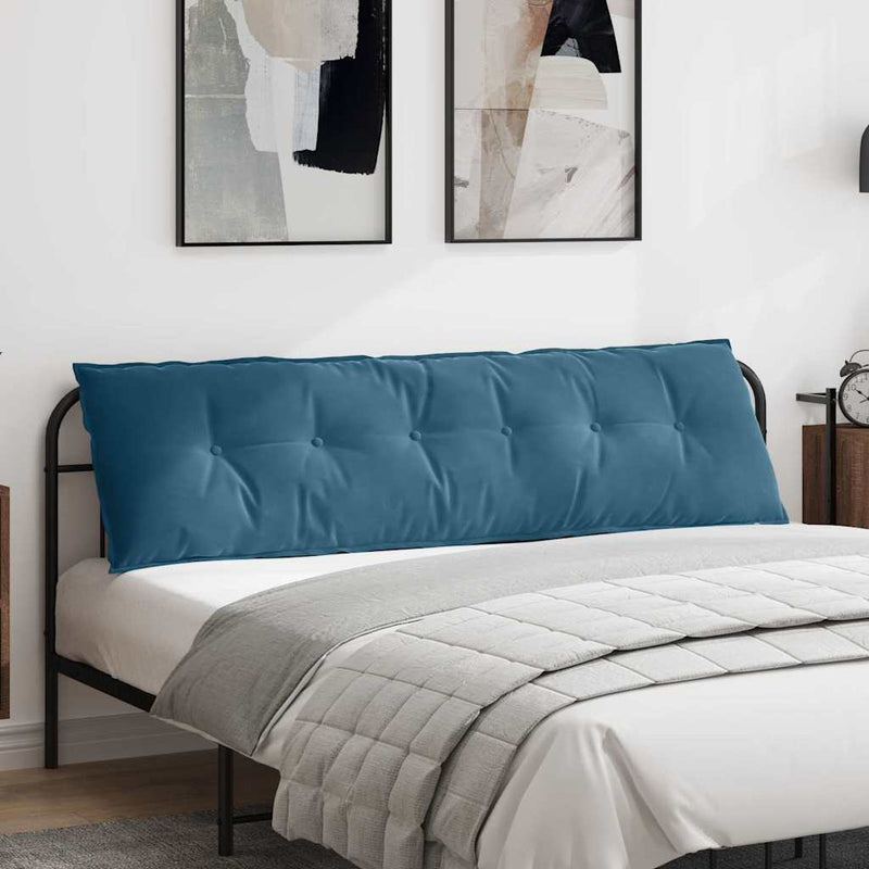 Cuscino schienale Vidaxx blu 180 x 50 cm in tessuto a corde