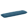 Vidaxl rugkussen blauw 180 x 50 cm cordstof