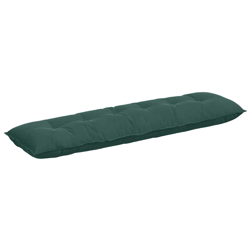 Vidaxl rugkussen donkergroen 180 x 50 cm cordstof