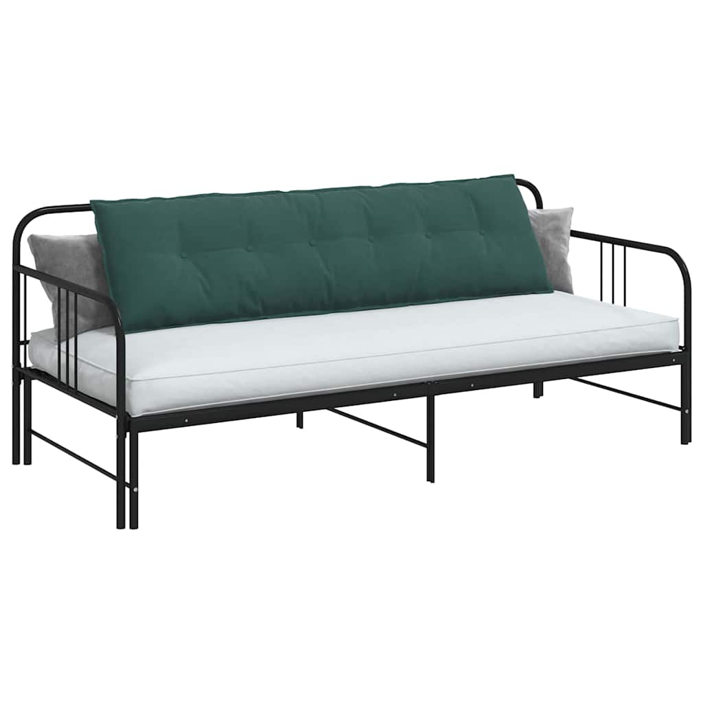 Vidaxl rugkussen donkergroen 180 x 50 cm cordstof