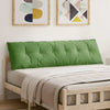 Cuscino schienale Vidaxx tessuto a corde verde chiaro 180 x 50 cm