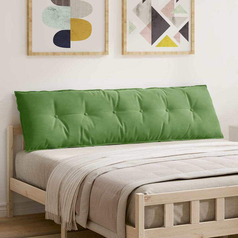 Cuscino schienale Vidaxx tessuto a corde verde chiaro 180 x 50 cm