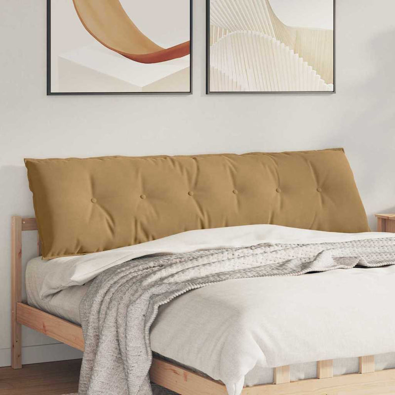 Cuscino schienale Vidaxx marrone 180 x 50 cm in tessuto a corde