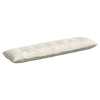 Vidaxx cojín de respaldo crema 180 x 50 cm tela de pana