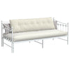 Vidaxx cojín de respaldo crema 180 x 50 cm tela de pana