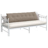 Vidaxl rugkussen taupe 180 x 50 cm microvezel stof