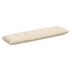 Vidaxl rugkussen beige 180 x 50 cm microvezel stof