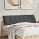 Cuscino schienale Vidaxx tessuto a corde grigio scuro 180 x 50 cm
