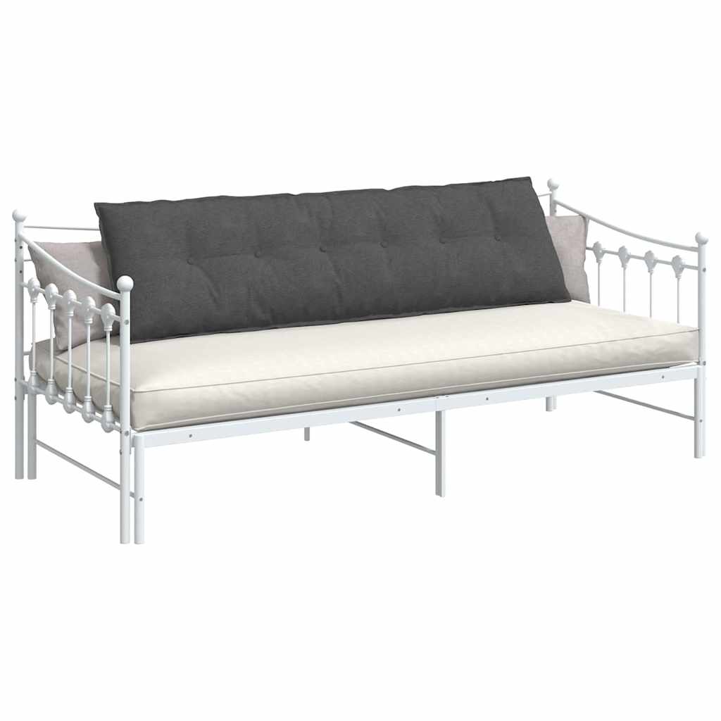 Cuscino schienale Vidaxx tessuto a corde grigio scuro 180 x 50 cm