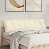 Vidaxl rugkussen crème 180 x 50 cm cordstof