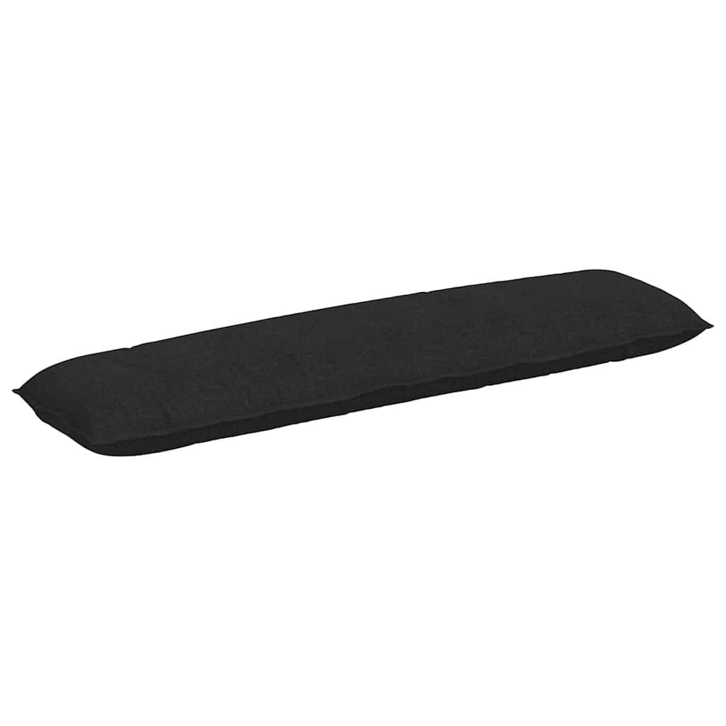 Cuscino schienale Vidaxx tessuto nero 200 x 19 x 50 cm