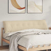 Cuscino schienale Vidaxx tessuto color crema 200 x 19 x 50 cm