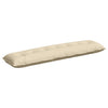 Cuscino schienale Vidaxx tessuto color crema 200 x 19 x 50 cm