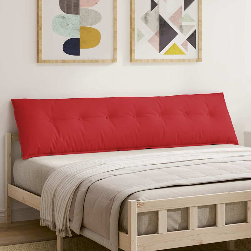 Vidaxx cojín de respaldo rojo 200 x 19 x 50 cm tela