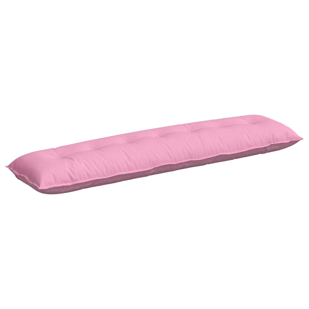 Vidaxl rugkussen roze 200 x 19 x 50 cm stof