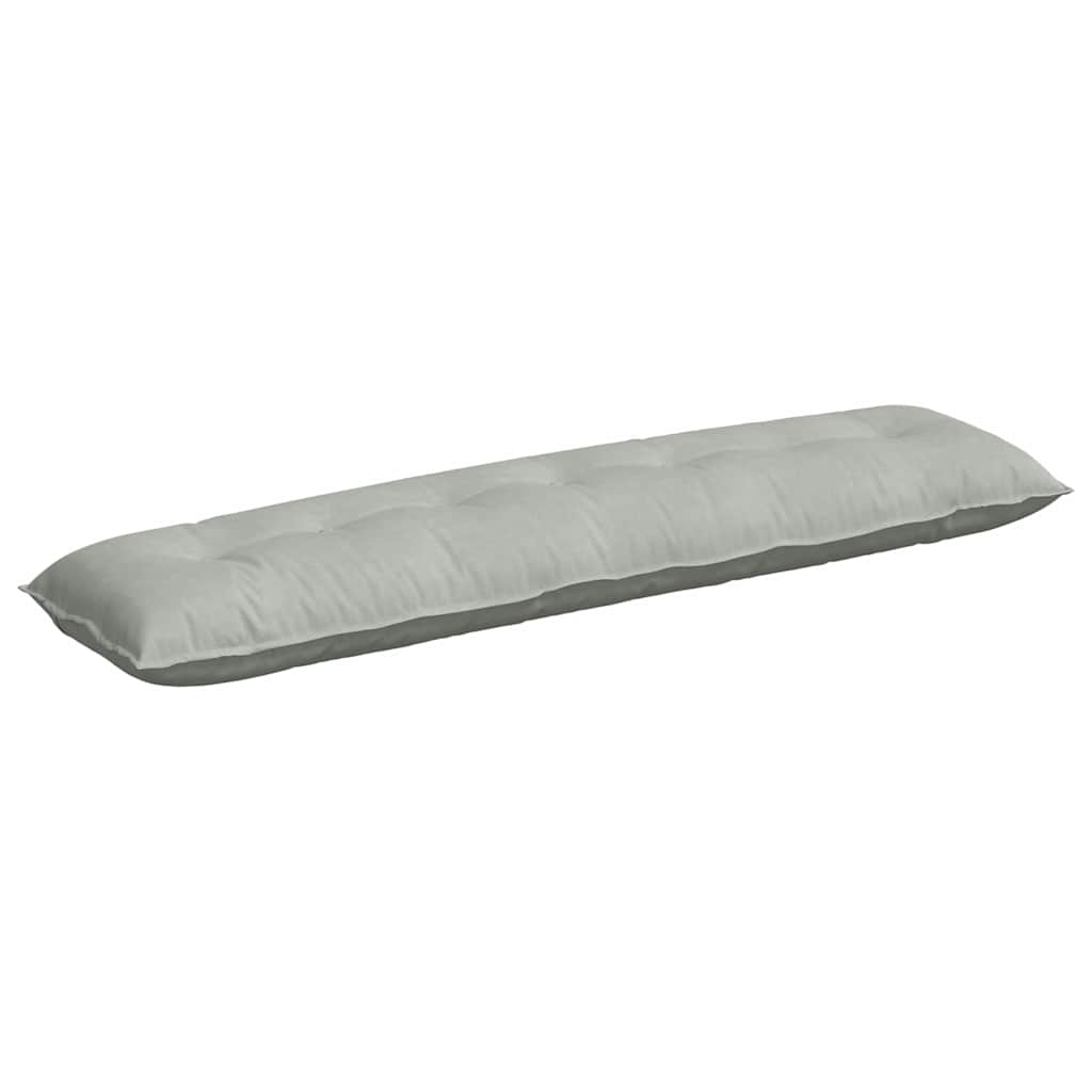 Cuscino schienale Vidaxx grigio chiaro 200 x 50 cm in tessuto a corde