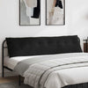 Cuscino schienale Vidaxx nero 200 x 50 cm in tessuto a corda