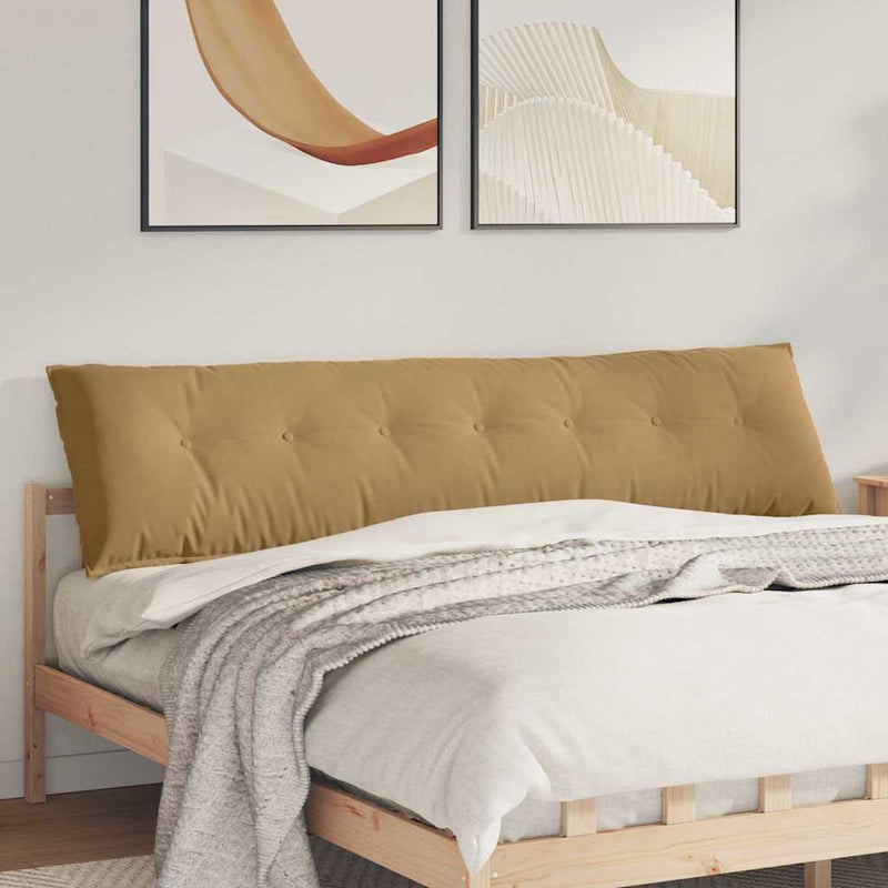 Cuscino schienale Vidaxx marrone 200 x 50 cm in tessuto a corde