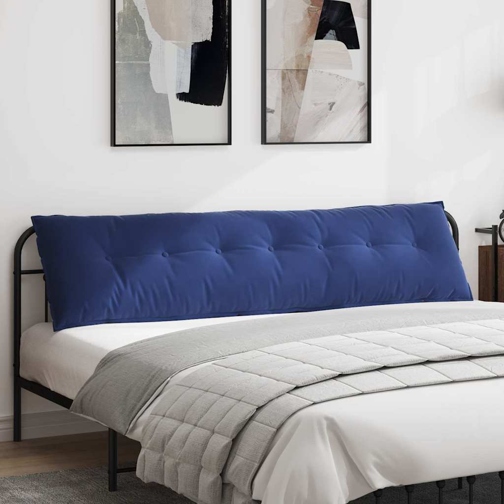 Cuscino per schienale Vidaxx blu polizia 200 x 50 cm in tessuto a corde