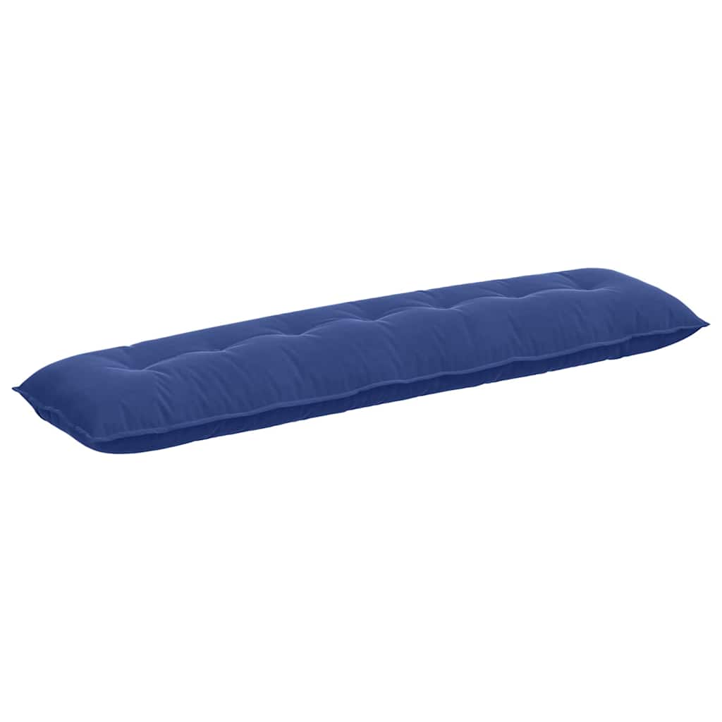 Cuscino per schienale Vidaxx blu polizia 200 x 50 cm in tessuto a corde