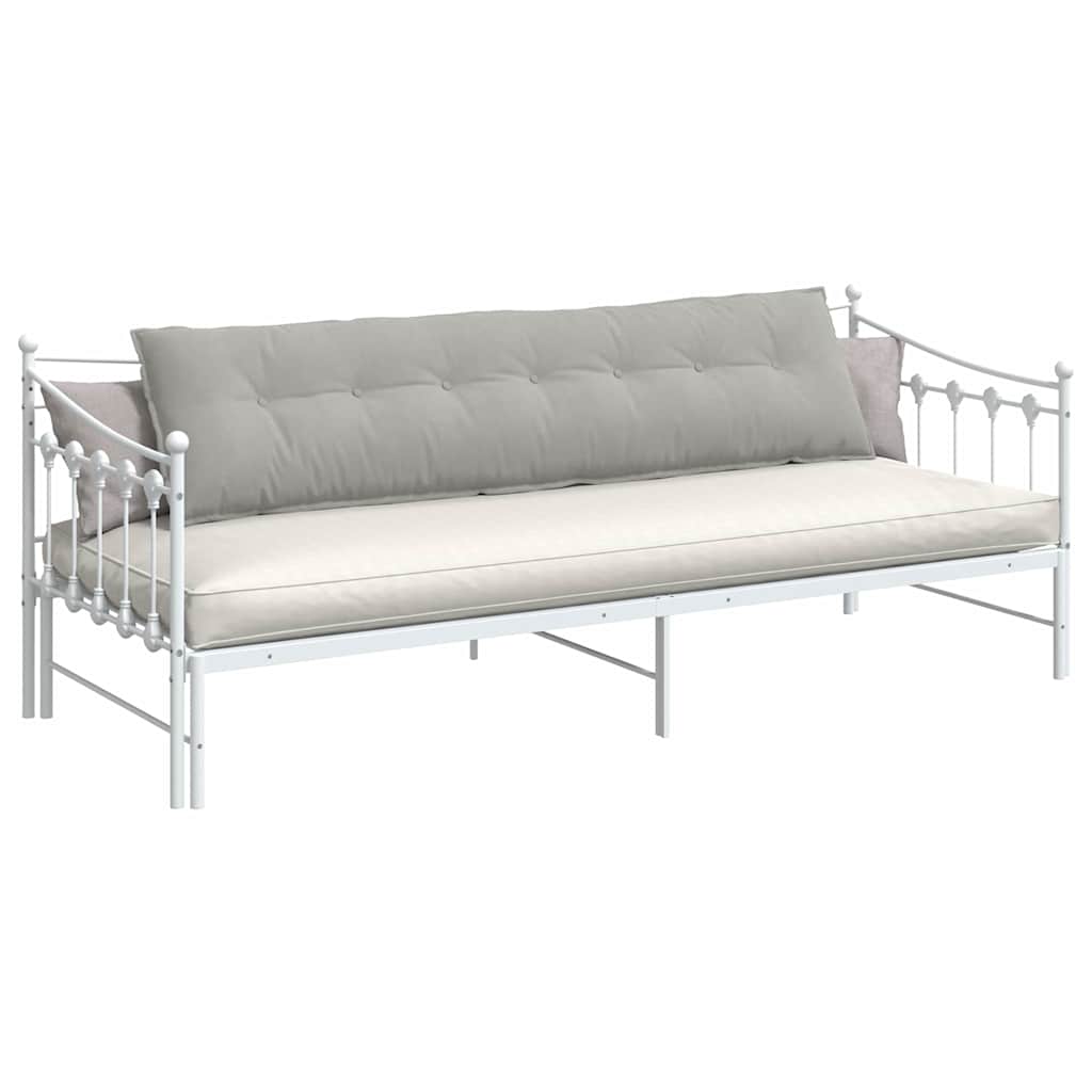 Cuscino schienale Vidaxx grigio chiaro 200 x 50 cm in tessuto microfibra