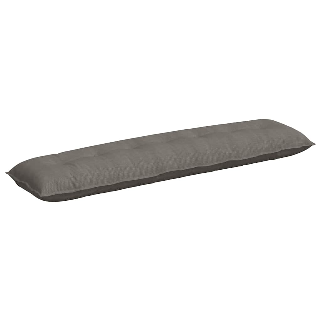 Cuscino schienale Vidaxx grigio chiaro 200 x 50 cm in tessuto a corde