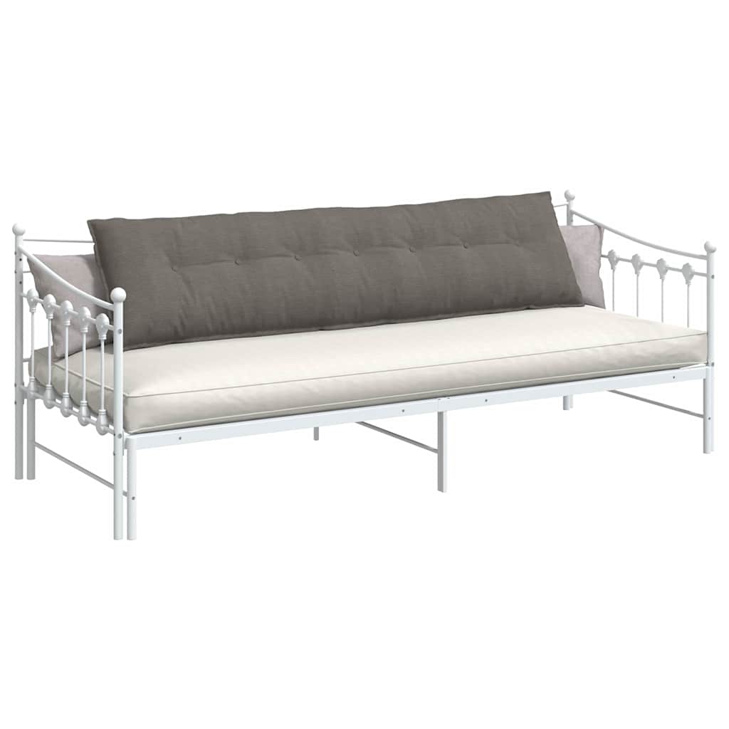 Cuscino schienale Vidaxx grigio chiaro 200 x 50 cm in tessuto a corde