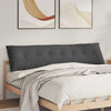 Cuscino schienale Vidaxx tessuto a corde grigio scuro 200 x 50 cm