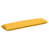 Cuscino per schienale Vidaxx giallo chiaro 200 x 50 cm in tessuto a corde