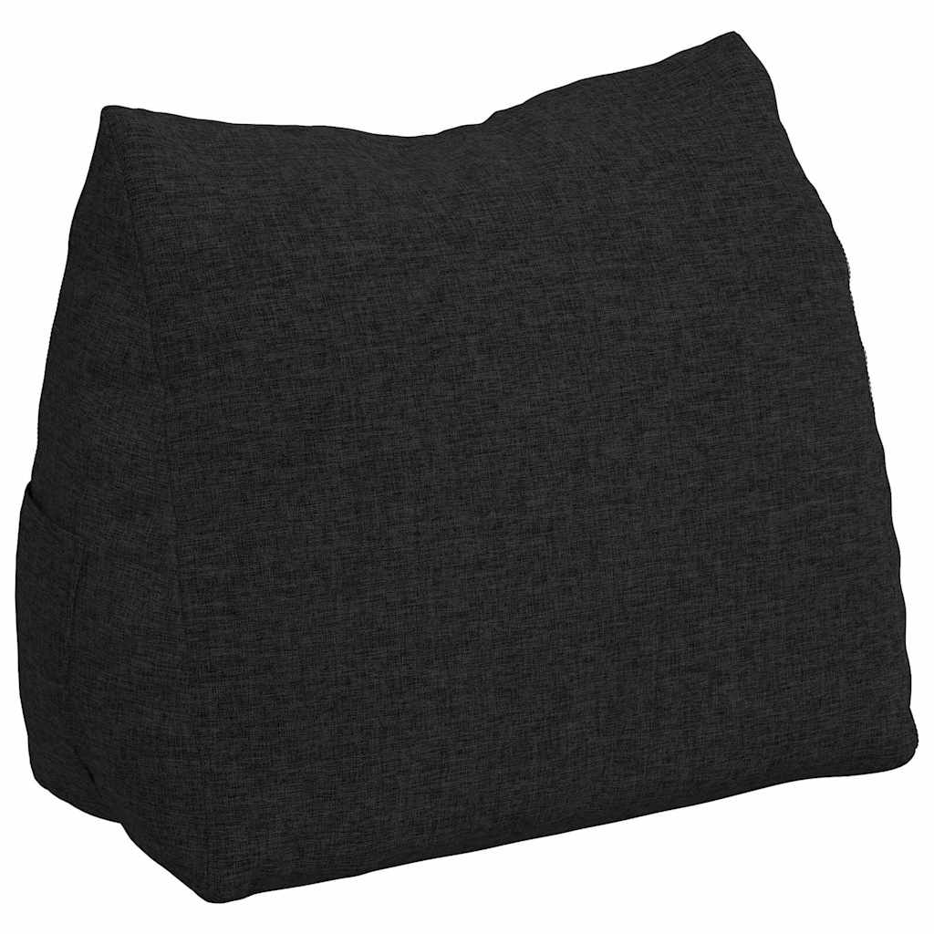Cuscino schienale Vidaxx tessuto nero 45 x 20 x 35 cm