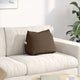 Vidaxl rugkussen bruin 45 x 20 x 35 cm stof