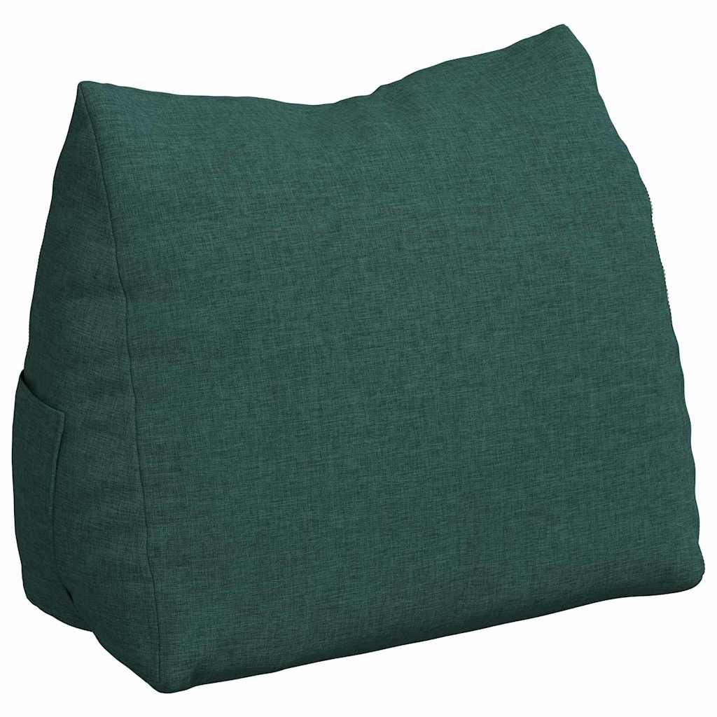 Vidaxl rugkussen donkergroen 45 x 20 x 35 cm stof