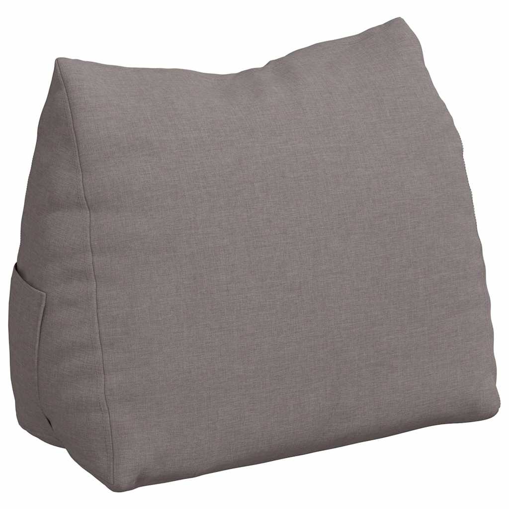 Cuscino schienale Vidaxx tessuto tortora 45 x 20 x 35 cm